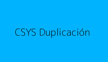 CSYS Duplicación